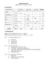 Noel 2008-Đề thi Sinh HK1 và đáp án lớp 6(Đề 10)