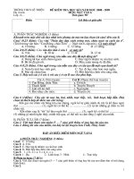 Đề kiểm tra học kỳ I NV6(MT- ĐA)
