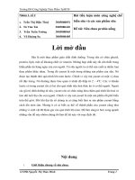 nghiên cứu và sản xuất sữa chua