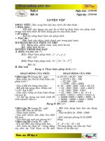 Giáo án toán 6 số học cực hót của thầy hiệu