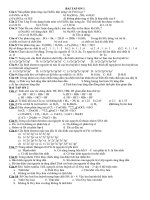 bài tập ôn cuối HKII