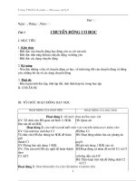 Giáo án chuyển động cơ học