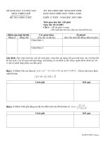 Đề thi Casio 12 của Huế ( có đáp án)