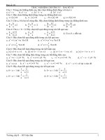 Trắc nghiệm chương 4(Đại số 10)