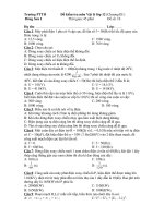 Kiểm tra 1 tiết chương DDXC Vật lý lớp 12