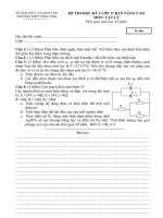 kiểm tra học kì I năm 2008-2009