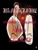 Bài 9:Natural disasters (Listen)