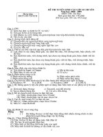 Đề thi tuyển sinh 10 Chuyên Môn Tin 1