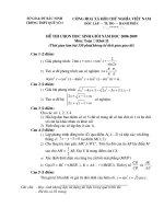 ĐỀ THI HSG TRƯỜNG KHỐI 11