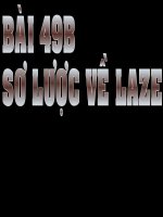 SƠ LƯỢC VỀ LAZE