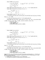 các đề KT thử HKII