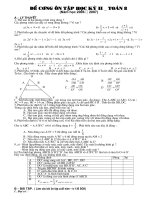 de cuong on tap hk II