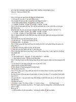 de thi tot nghiep lan 2