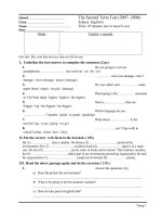 De thi HKII lop 6 nam hoc 07-08