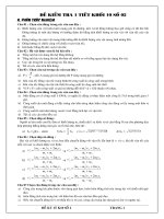 Đề kiểm tra học ki 2