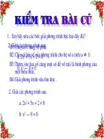 CÔNG THỨC NGHIỆM PT BẬC HAI