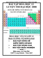 Bài tập trắc nghiệm