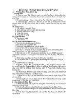 Đề cương ôn Ngữ văn 9 HK I