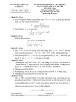 Đề thi tuyển sinh học sinh chuyên 10 THPT (Hải Dương 2007-2008)