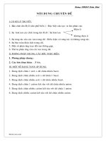 Chuyên đề Hóa(cấp Tỉnh)