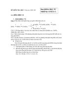 ĐỀ THI HKI HÓA11 - NC