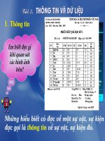 thông tin va dữ liệu