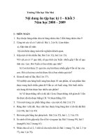 De cuong on tap Cuoi ki 1 lop 3