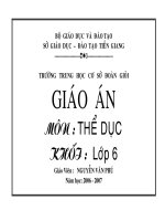 BÀI 6 _ THỂ DỤC KHỐI 6