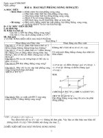 Chương II - Bài 4: Hai mặt phẳng song song