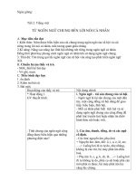 tu ngon ngu chung den loi noi ca nhan