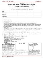 GA HH11 chương I theo ppct mới 3 cột