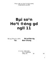 bài 9: Ảnh hưởng của các nhân tố ngoại cảnh đến QH