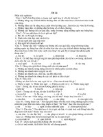 Đề trắc nghiệm văn 9 - luyện thi