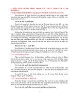 PHÂN TÍCH THÀNH CÔNG TRONG các QUYẾT ĐỊNH của OTTO BEISHEIM 