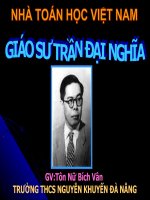 Giáo sư Trần Đại Nghĩa