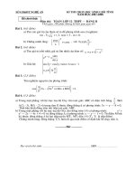 Đề thi HSG Toán 12(có đáp án)