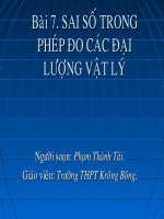 Sai so trong cac phep do vat ly