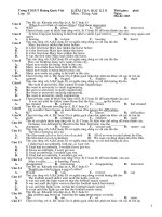 ĐÁP ÁN ĐỀ KT HỌC KÌ II-MÃ ĐỀ 803