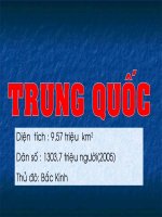 Trung Quốc (Tiết 1)