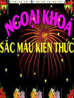 Ngoại khóa môn xã hội: Sắc màu em yêu