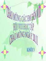 HỘI VUI HỌC TẬP