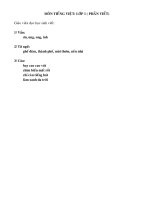 đề thi đọc, viết tiếng việt HK I năm học 2008-2009