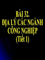 Bài 32.Địa lí 10 CB.