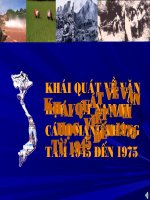 Khái quát Văn học Việt Nam từ năm 1945 đến năm 1975.