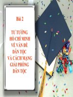 Bài 2: Vấn đề dân tộc và giản phóng dân tộc