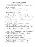 Một số đề kiểm tra Toán 10