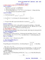 ĐỀ 7 ÔN THI TỐT NGHIỆP THPT 2009