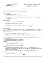 Đề Thi Toán 12 HK1 NH2008-2009