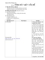 Tiết 55: Trình bày một vấn đề