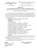 Thong bao cua Doan kiem tra pho cap